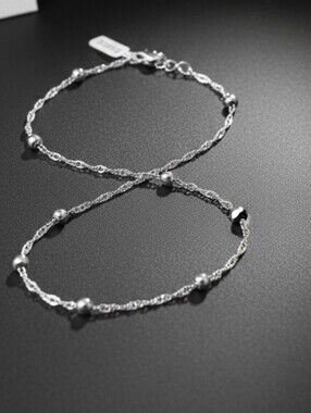 NWT 7" Silver Plated Bracelet